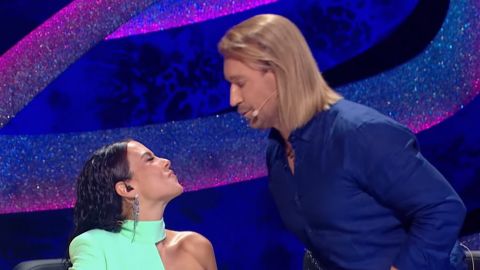 "Боже мій, почалося!" Винник і Каменських пристрасно поцілувалися в ефірі