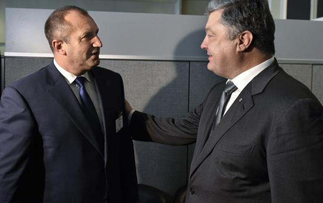 Порошенко обсудил с президентом Болгарии вопросы экономического сотрудничества