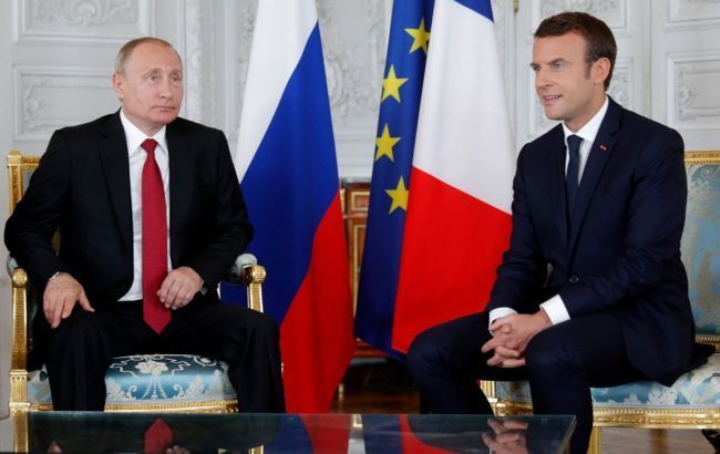 Макрон зустрінеться з Путіним перед самітом G7