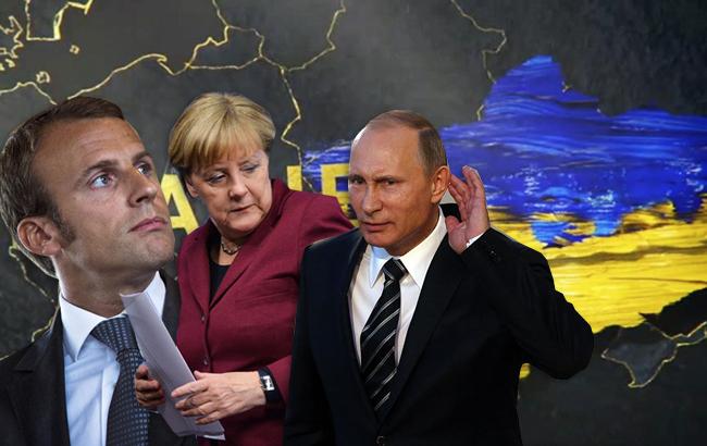 В Гамбурге началась встреча Меркель, Макрона и Путина по ситуации в Украине