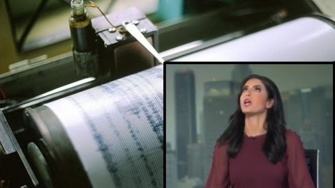 Потужний землетрус в США "загнав" ведучих новин під стіл у прямому ефірі (відео)