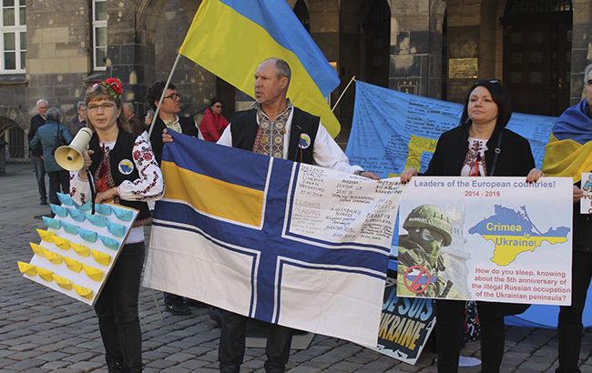 Немцам рассказали о российской агрессии в Украине (фото)