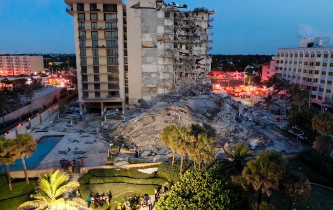 Обрушение здания в Майами: комиссар сообщил о полусотне пропавших лиц