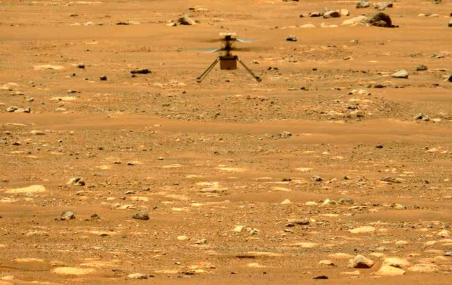 Вертолет NASA разведал местность Красной планеты для марсохода Perseverance