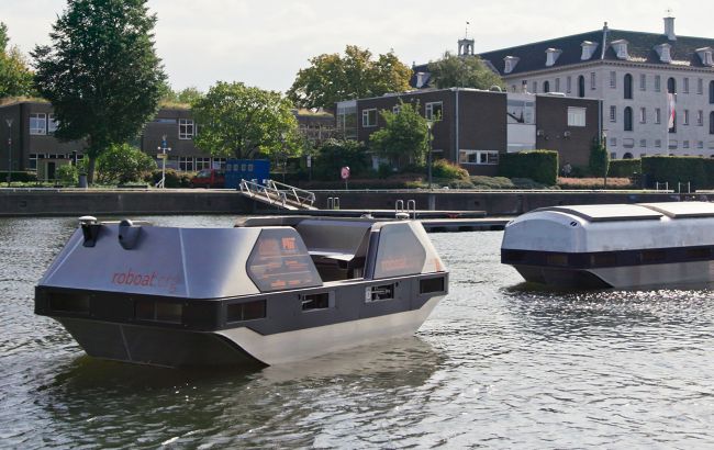 Будет курсировать по каналам Амстердама: в Нидерландах запустили беспилотное водное такси