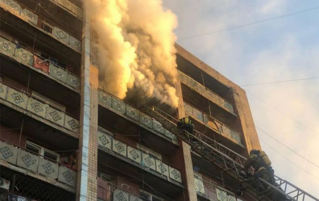 В Одесской области горело общежитие. Эвакуировали 37 человек, есть пострадавшие