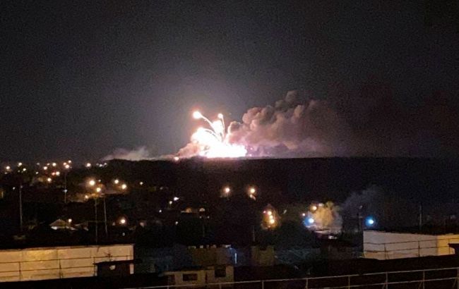 В российском Белгороде раздаются громкие взрывы