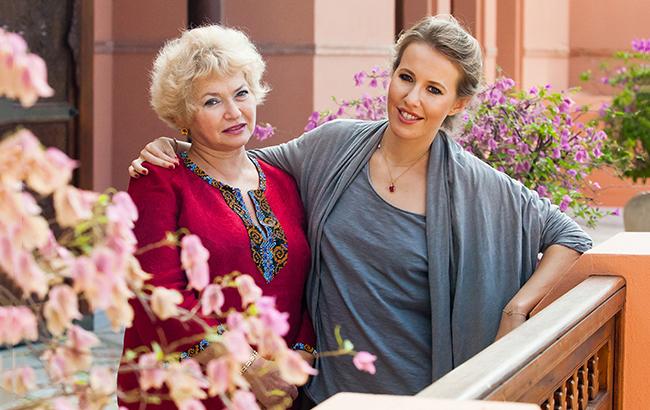 Ксения Собчак с мамой