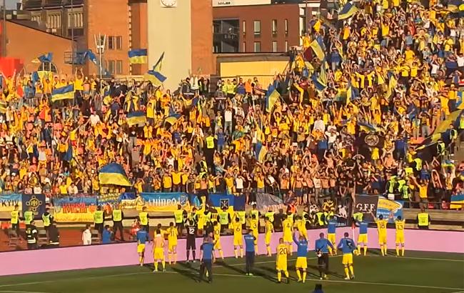 Футболісти збірної України зупинили бійку фанатів