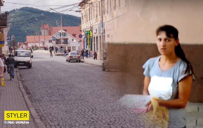 Профессиональная аферистка "разводит" добрый народ в Мукачево (видео)