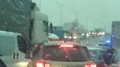 Лячна аварія заблокувала рух у Києві (фото)