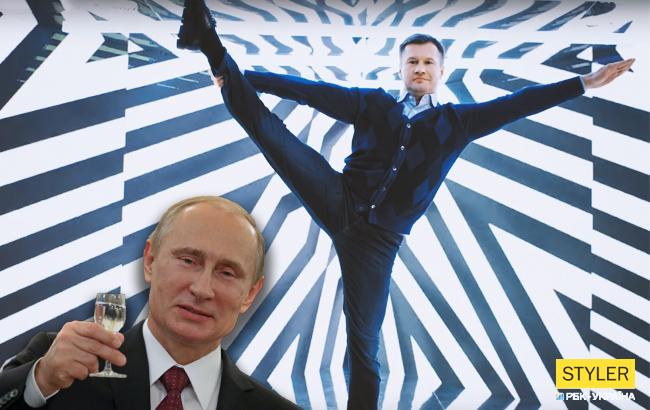 "Путєводная звєзда": український співак у компанії російських зірок записав хвалебний гімн Путіну (відео)