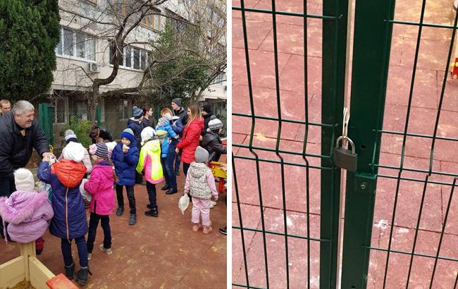 В Крыму открылись и сразу же закрылись новые детские площадки (фото)