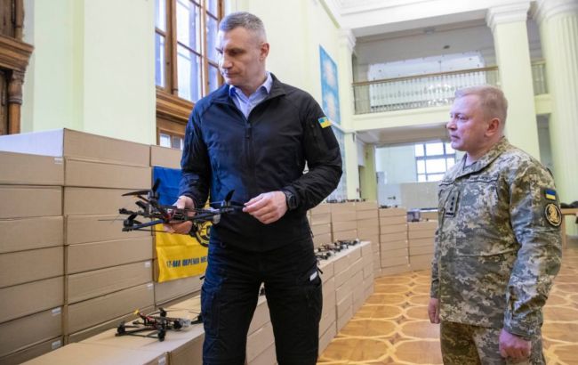 Столичная община передала очередную партию дронов 47 ОМБр "Магура", - Кличко