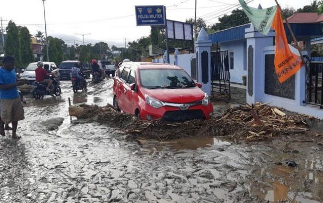 Количество жертв в результате наводнения в Индонезии возросло до 64