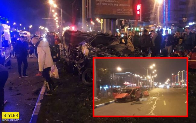 В сети всплыло видео за секунду до трагического ДТП в Харькове: "я скажу, когда 200 будет"