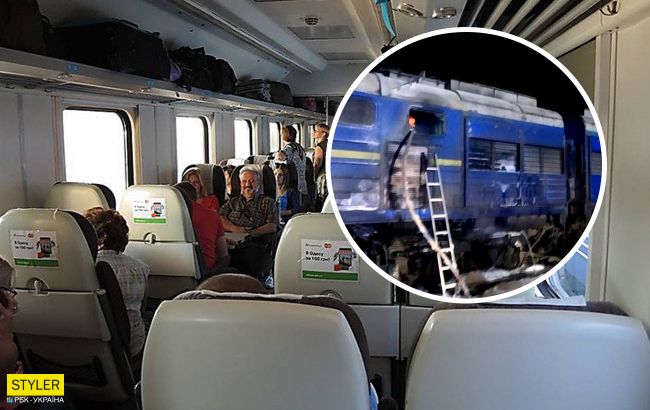 Потяг "Укрзалізниці" загорівся на шляху з Києва до Херсона (фото)