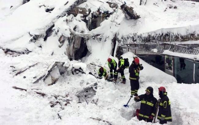 Лавина в Італії: рятувальники виявили тіло ще однієї загиблої