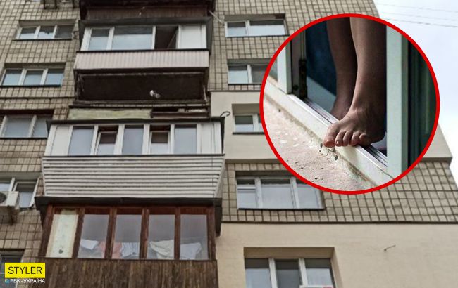 В Киеве мама с дочкой выпали из окна: появилось мрачное видео из квартиры
