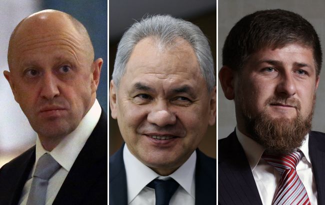 Конфлікт між Шойгу, Пригожиним та Кадировим наростає: що відомо розвідці