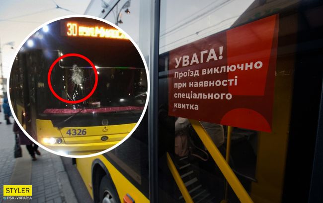 У людей здають нерви: у Києві трощать громадський транспорт