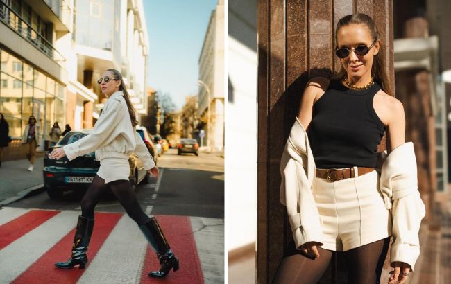 Як носити ковбойські чоботи: Катя Осадча показала стильний образ на весну-2025