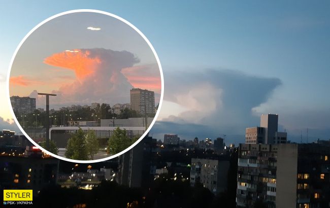 "Ядерні" хмари налякали жителів Києва: "невже Чорнобиль?"