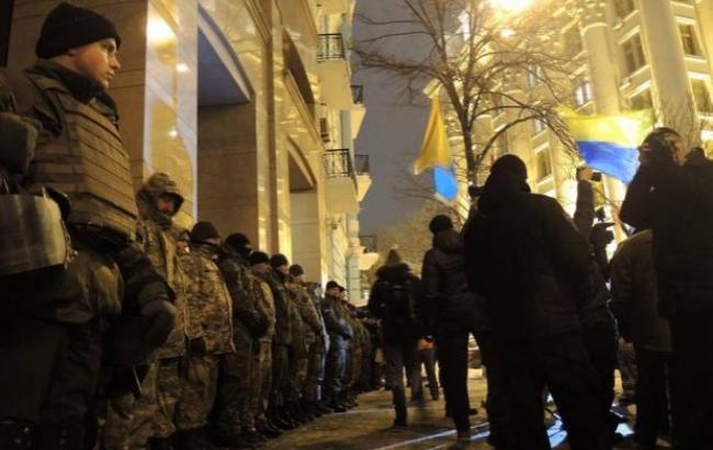 В Киеве состоялась акция в память о противостоянии на Майдане