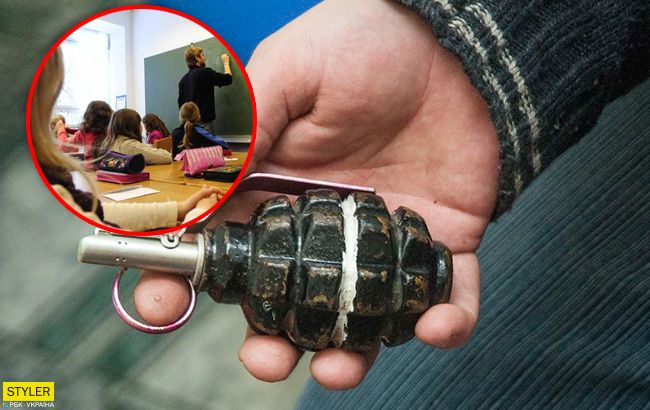 У Києві школяр кинув гранату в класі і зняв це на відео