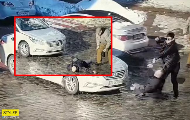 В центрі Києва водій-іноземець вбив пішохода ударом у шию (відео)