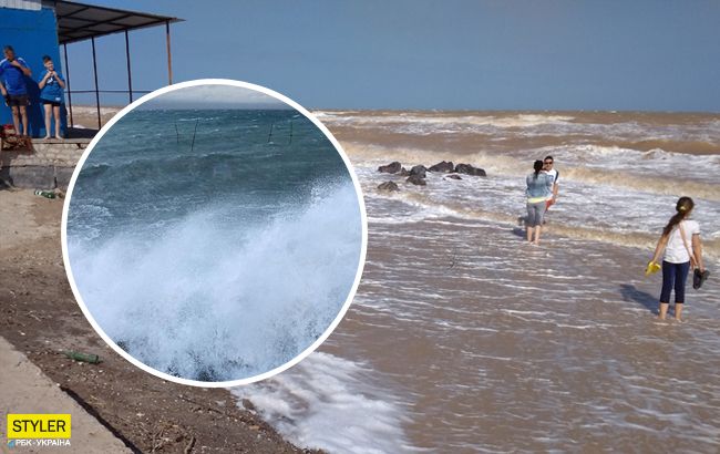 На відомий український курорт обрушився нищівний шторм (відео)