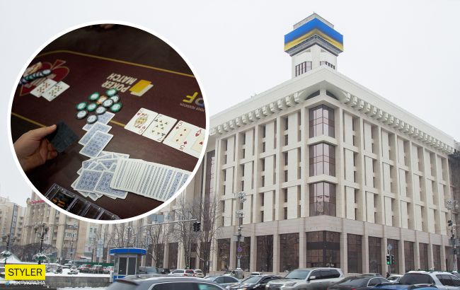 У київському Будинку профспілок відкрили покерний клуб і почали турніри
