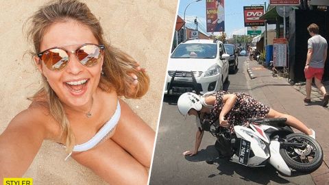 Українська ведуча влаштувала ДТП на Балі: ледь не загинули люди