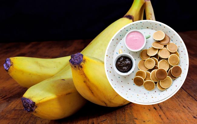 Ці міні-панкейки з бананом ідеально підійдуть для сніданку: готуються всього кілька хвилин