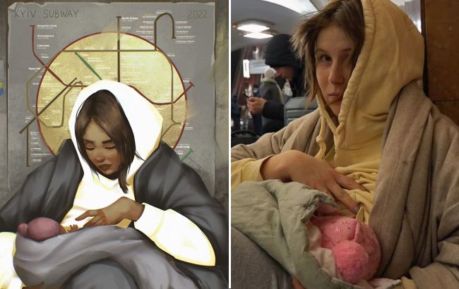 Мадонна в метро: де і як зараз живе молода мама, яку зняли на відоме фото