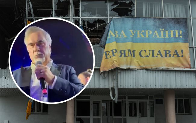 "Героям слава!" Меладзе на концерті з чаркою в руках відповів на українське привітання