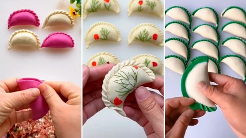 Із візерунком і кольоровими краями: 3 круті ідеї для вареників, які має знати кожна господиня (відео)