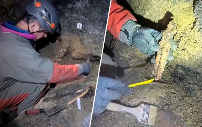 В пещере под Тернополем обнаружили трипольские ритуальные артефакты. Им 5000 лет (видео)