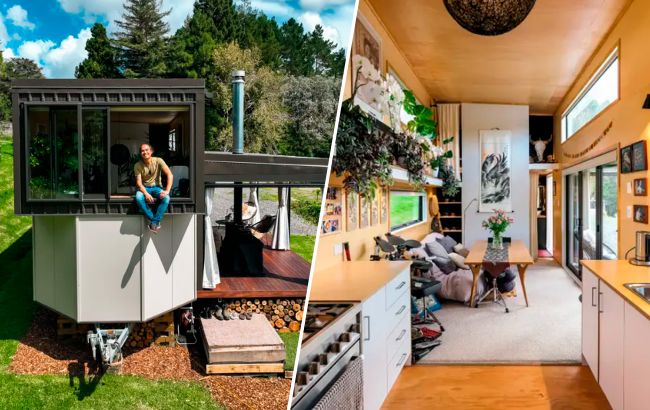 Мужчина превратил контейнеры в шикарный домик. Смотрите, как он выглядит (фото)