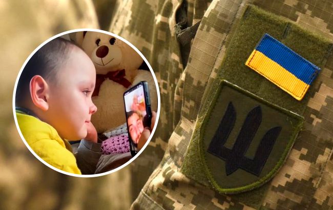 "Тату, я так скучив": у мережі показали зворушливу розмову хлопчика з батьком-військовим