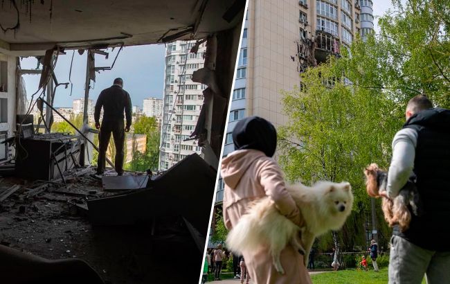 "Чудом выжил": киевлянин рассказал, как спасся во время ночной атаки дронов (фото)