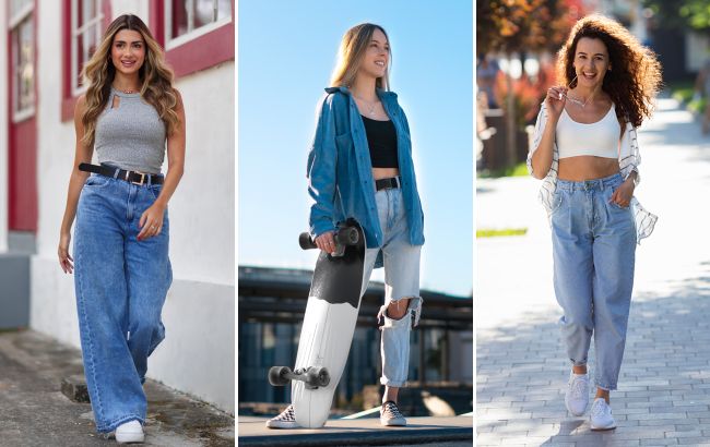 Смотрите, с чем носить разные модели джинсов, чтобы выглядеть потрясающе: фотопримеры от стилиста