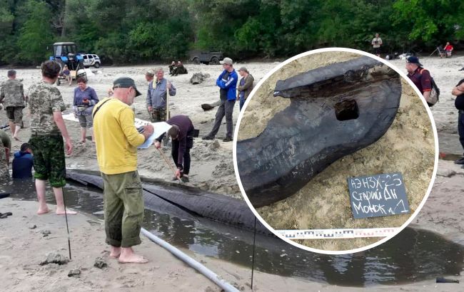 На Хортиці знайшли човен, якому близько 500 років. Ось перші фото унікальної знахідки