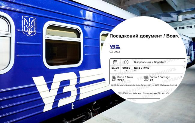 Не минуло й доби. Укрзалізниця показала, як виглядає новий квиток із двома мовами