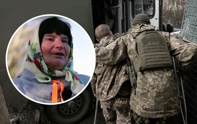 Под Херсоном пенсионерка спасла троих раненых бойцов ВСУ от оккупантов: они называют ее мамой (видео)