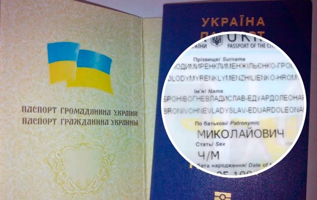 Самое длинное имя и фамилия в Украине у жителя Тернополя: насчитывает более 100 букв