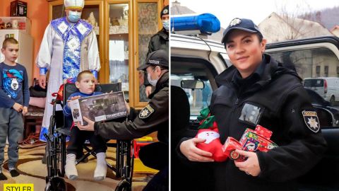 На Закарпатье ребенок пришел в полицию, чтобы найти Св. Николая: попросил инвалидную коляску для брата