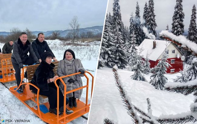 Пейзажи в деталях. На Закарпатье зимой открыли новое развлечение для туристов