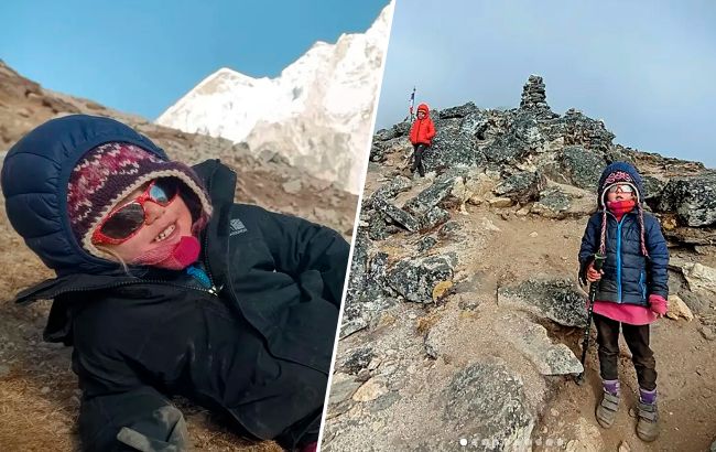 4-летняя девочка покорила Эверест без посторонней помощи (фото)