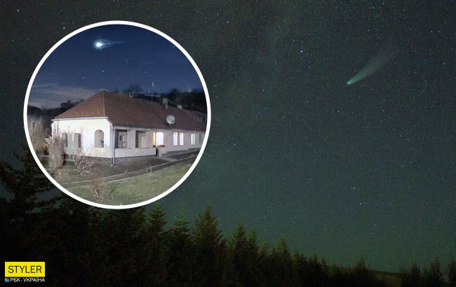 У небі над Угорщиною пролетіла яскрава зелена куля: відео явища